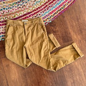 Tradlands Chino “Transit” Pant in mustard, size 2